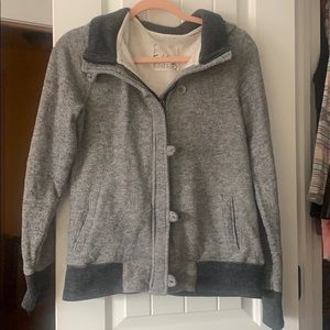 Grey Fatal Charm zip-up jacket